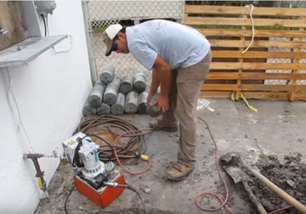 Slab Pier Installation in Lake City, FL